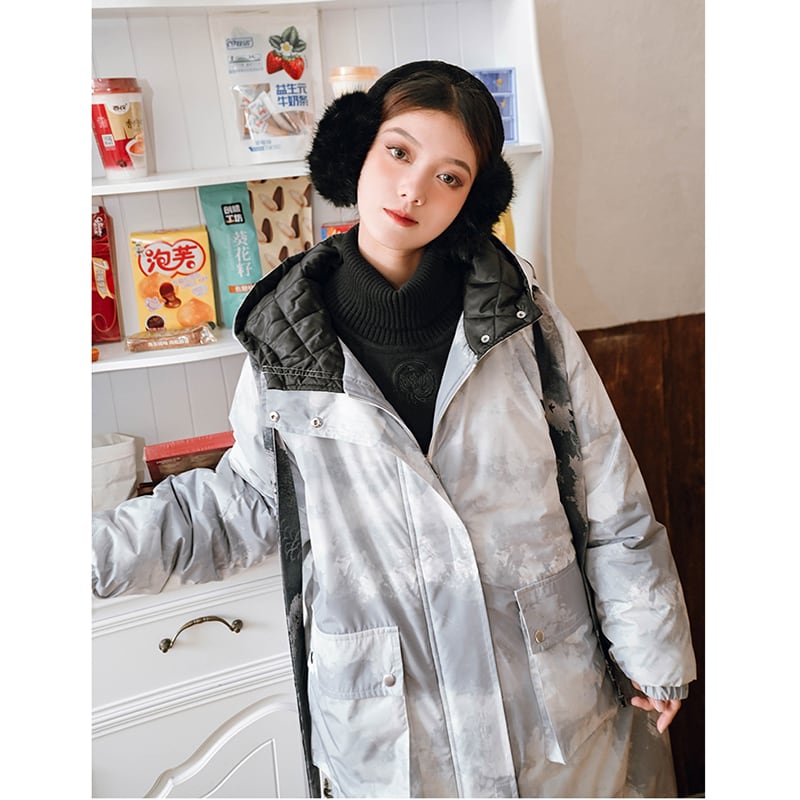 [Kokaisha---Gouun Series] ★China style coat★ Cotton coat, thick, warm, winter clothes, long coat, original