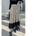 Load image into Gallery viewer, [Kaederin Series] ★Knit Skirt★ 3color Bottoms Slimming Elastic Waist Stylish Black Gray Light Brown
