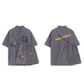 Load image into Gallery viewer, [NAMAD Series]★Setup★ 3color shirt + shorts unisex thin black light brown gray
