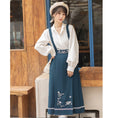 Load image into Gallery viewer, [Ike Summer --- Seitan Series] ★China Style Shirt★ 2color Chinese Clothes Improved Han Clothing Chinese Elements Cute Han Clothing Shirt Apricot White
