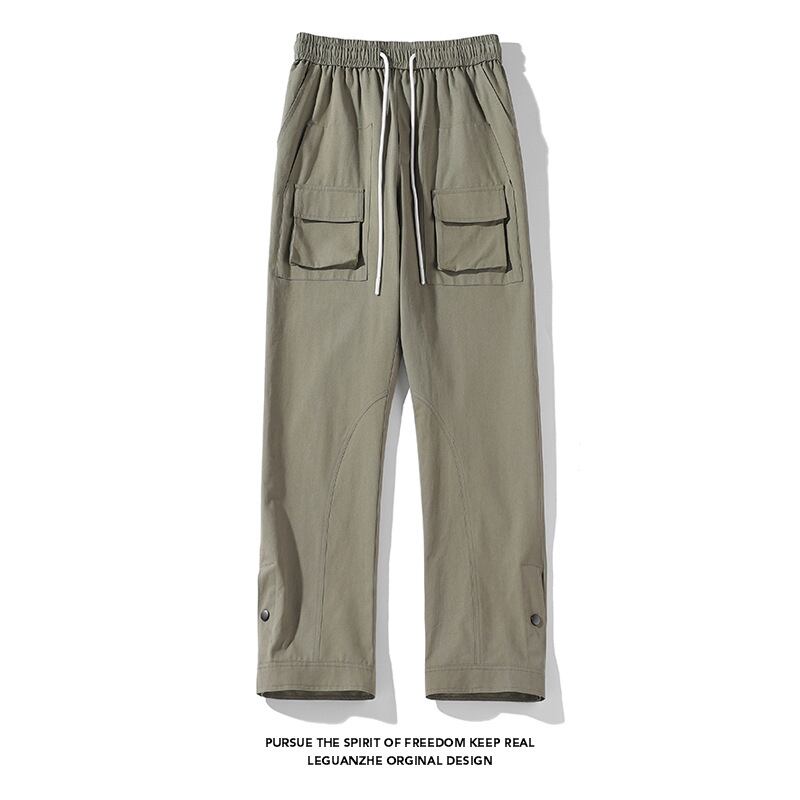 [BIGEMAN Series]★Pants★ 2color Casual Pants Bottoms Unisex Men's Large Size Slimming