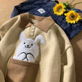 Load image into Gallery viewer, [Emeisa Series] ★Sweater★ 3color Knit Tops Unisex Men's Rabbit Cute POLO Neck
