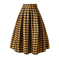 Load image into Gallery viewer, [MOERBEN Series]★Skirt★ Bottoms High Waist Plaid Pattern Yellow Yellow Women's Temperament Enhancement Rasha
