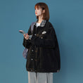 Load image into Gallery viewer, [CHAOMEICHEN Series] ★Jacket★ Denim outerwear switching plaid pattern unisex men's black black
