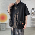 Load image into Gallery viewer, [MOWENZHAI series]★China style shirt★ Tops 3color Unisex Men's Large size Green Black
