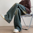 Load image into Gallery viewer, [NANSHI Series]★Denim Pants★ Bottoms Pants Unisex Men's Simple Easy to Match Blue Blue
