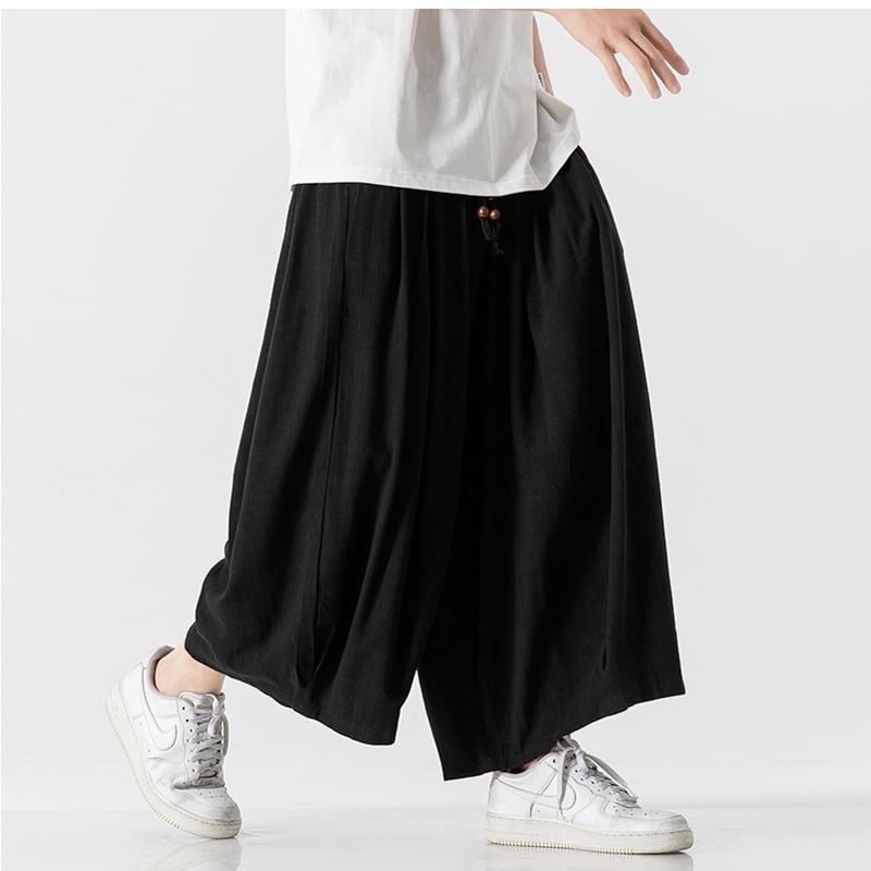 [JUNYI Series]★Casual Pants★ 3color Bottoms Chinese Style Pants Men's Large Size Plain Simple