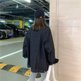 Load image into Gallery viewer, [SZJ Series]★Denim Jacket★ 2color Blue or Black Outerwear Jeans Loose Date Commuting
