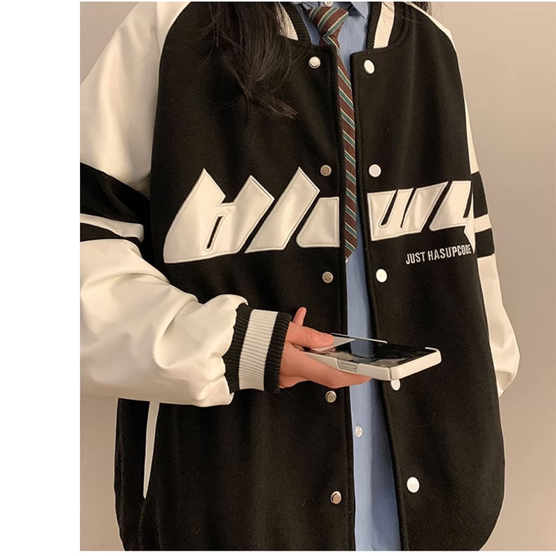 [CHAOMEICHEN Series] ★Stadium jacket★ Outerwear 3color Unisex Men's ML XL 2XL Sports style color scheme