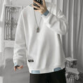 Load image into Gallery viewer, [Bakugan Series]★Long sleeve tops★ 4color fake layered unisex men's casual white black blue gray
