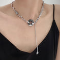 Load image into Gallery viewer, [YAOCHEN Series] ★China style necklace★ Accessory, unisex, men's, women's, black with design
