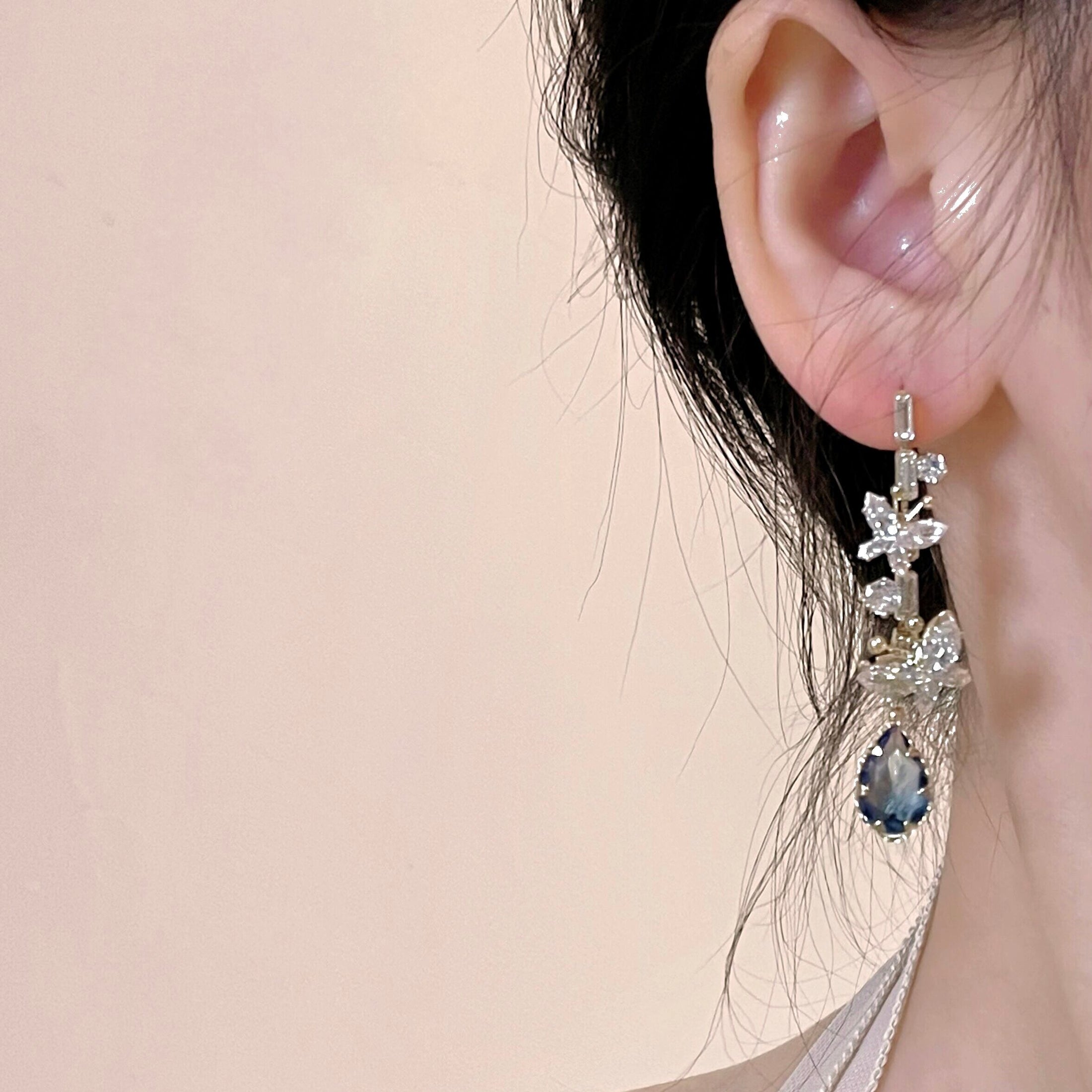 [TIAOWU Series] ★Earrings★ 2 types selectable Pair Earrings Women's accessories Improve your temperament