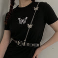 Load image into Gallery viewer, [DUILIANGPIN Series] ★Belt + Chain★ 2-piece set Accessory Butterfly Cool ins style
