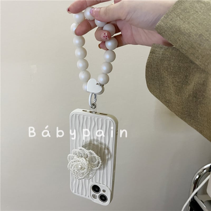 [Babypain Series]★Mobile case★ Flower iPhone iPhone14 iPhone13 iPhone12/11/XS/XR Improves temperament