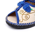 Load image into Gallery viewer, [Kamei Series]★China Shoes★ 2color Blue or Red Dyed Series Sandals Open Toe Shoes Size 35-40
