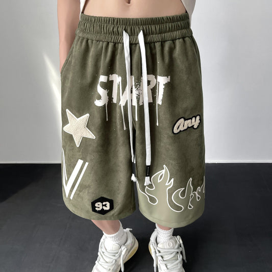 [PV Series] ★Shorts★ 2color Stylish Casual Shorts Unisex Men's Black Green