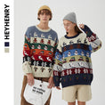 Load image into Gallery viewer, [HeyHenry Series]★Sweater★ 2color Christmas New Year Red Green Blue Deer Pattern Autumn/Winter Men's Couple Clothes Unisex
