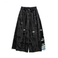 Load image into Gallery viewer, [JUNYI Series] ★Chinese-style pants★ 2 colors Gaucho pants, unisex, men's, black, white, large size
