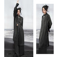 Load image into Gallery viewer, [Big Blue Dragon Series] ★China style shirt★ Long shirt, shirt dress, slit, simple, long length, original, slimming fit
