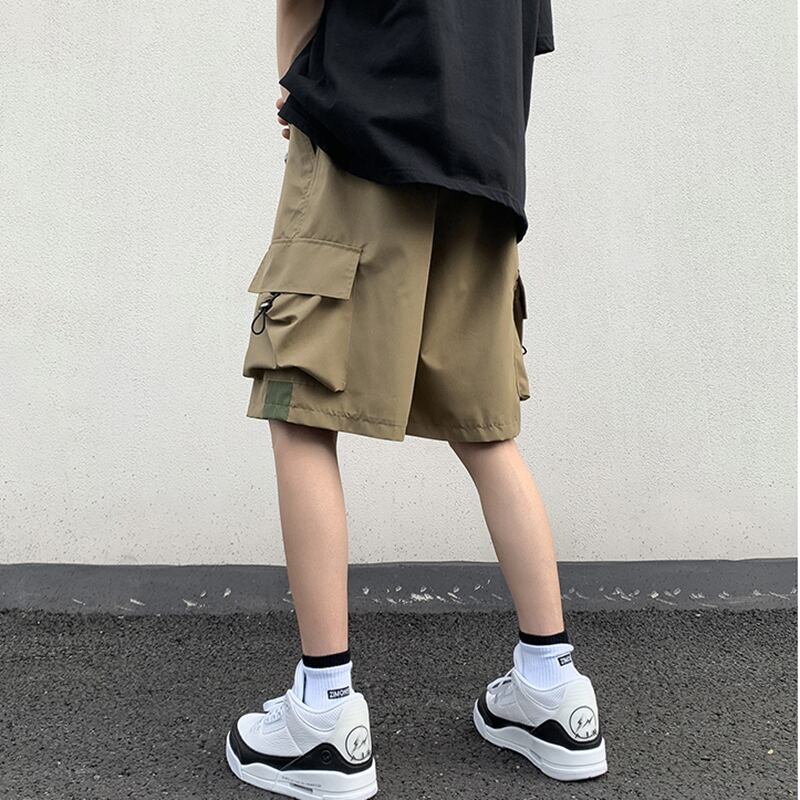 [BIGEMAN Series] ★Shorts★ 4color Bottoms Short Length Pants Unisex Men's Large Size Casual Pants