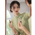 Load image into Gallery viewer, [RUYUN Series]★China Dress★ 2color Chinese Style Dress Party Wedding Green White
