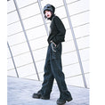 Load image into Gallery viewer, [Old Monster---Fugitive Coastline Series] ★Denim pants★ Casual pants Gaucho pants Harajuku style Street
