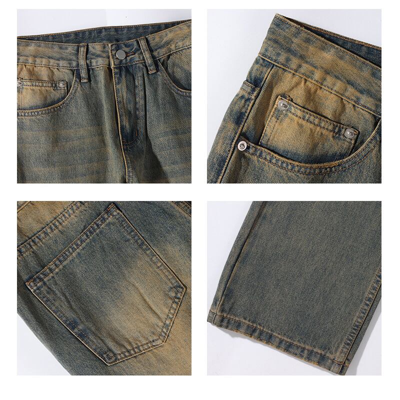 [BIGEMAN Series]★Denim pants★ 2color bottoms pants unisex men's large size casual