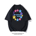 Load image into Gallery viewer, [BIGEMAN Series]★T-shirt★ 2color short sleeve tops unisex men's large size star pattern casual
