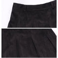 Load image into Gallery viewer, [Kokaisha --- Aikichi Series] ★China style skirt★ Bottoms switching velvet floral pattern black black
