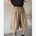 Load image into Gallery viewer, [AIMAKOU Series] ★Shorts★ Shorts 3color Unisex Men's Elastic Waist Black Brown Blue
