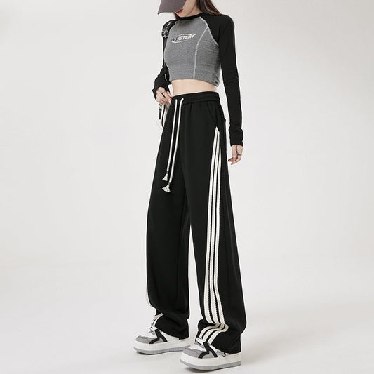 [XIAONIJIA series] ★Casual pants★ 2color bottoms trousers, sports style, slimming, easy to match