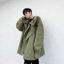 [Coolman Series]★Outerwear★ 2color Unisex Men's Casual Loose Green Black Green Black