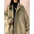 Load image into Gallery viewer, [SENSU Series]★Jacket★ 2color outerwear unisex men's green purple green purple casual
