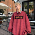 Load image into Gallery viewer, [NANSHI series] ★Tops★ 4color sweatshirt long sleeve unisex men's black purple beige red
