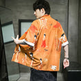 Load image into Gallery viewer, [Mowensai Series] ★China style happi coat★ Tops, thin outerwear, unisex, men's, large size, personality pattern, unique
