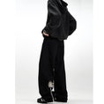 Load image into Gallery viewer, [Mr Bense Series] ★Denim Pants★ Embroidered Bottoms Trousers Unisex Men's Simple Black
