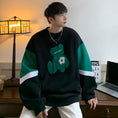 Load image into Gallery viewer, [BIGEMAN Series] ★Tops★ 2color Unisex Men's Bear Spring Clothes Large Size Black White
