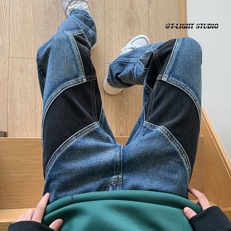 [JIETENA Series]★Trousers★Casual Pants 3color Unisex Men's Denim Pants Slimming and Unique