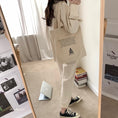 Load image into Gallery viewer, [Andcici Series]★Bag★ Tote bag, canvas, large capacity, date, book, casual, blue, beige, easy to match
