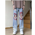 Load image into Gallery viewer, [YANDAN Series] ★Denim pants★ Bottoms, pants, unisex, men's, large size, fashion, distressed
