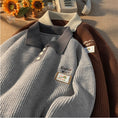 Load image into Gallery viewer, [BENGE Series]★Sweater★ 3color POLO neck tops Unisex Men's Color scheme Beige Gray Coffee color
