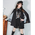 Load image into Gallery viewer, [Kokaisha---Mou Series] ★Chinese-style outerwear★ Cloak, embroidered, fashionable, black, ML, original, slimming
