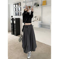 Load image into Gallery viewer, [Shoujo Kaira Series]★Skirt★ 3color Bottoms Pleated Skirt Black Gray Black Gray Slimming Easy to Match SML
