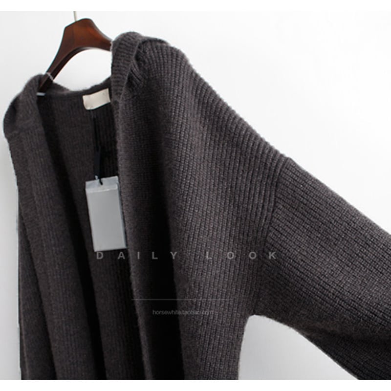 [YIDENGNA Series] ★Outer★ Sweater Cardigan 2color Cartoon Gray Orange