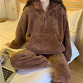 Load image into Gallery viewer, [Insufficient Moe Series]★Pajamas★ 3color Setup Bear Room Wear Loungewear Brown Purple Light Brown
