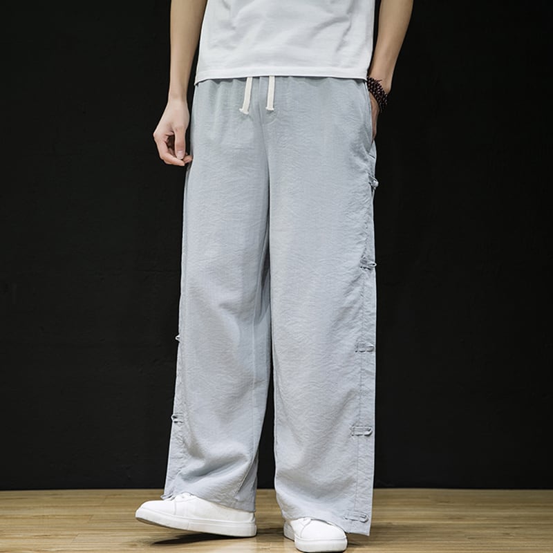 [JINTANG Series]★China style pants★ 2color bottoms pants unisex men's large size crane