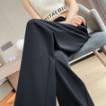 Load image into Gallery viewer, [Women's University 18 Series] ★China style pants★ 2color bottoms casual pants China button black black
