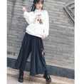 Load image into Gallery viewer, [Old Monster---Song of the Four Wise Men Series]★China style pants★Bottoms Gaucho pants ML XL corduroy fabric black
