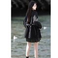 Load image into Gallery viewer, [Dust smoke cloud dream---Bamboo series] ★China style coat★ Lasha embroidery Chinese clothes, everyday wear, cute, easy to match, black, black
