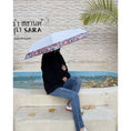 Load image into Gallery viewer, [Hin Umbrella STUDIO Series] ★China style umbrella★ Rainy & sunny 2color 8 ribs dual use tri-fold umbrella manual & jump rainy season rainproof soup oil painting style sun protection deer
